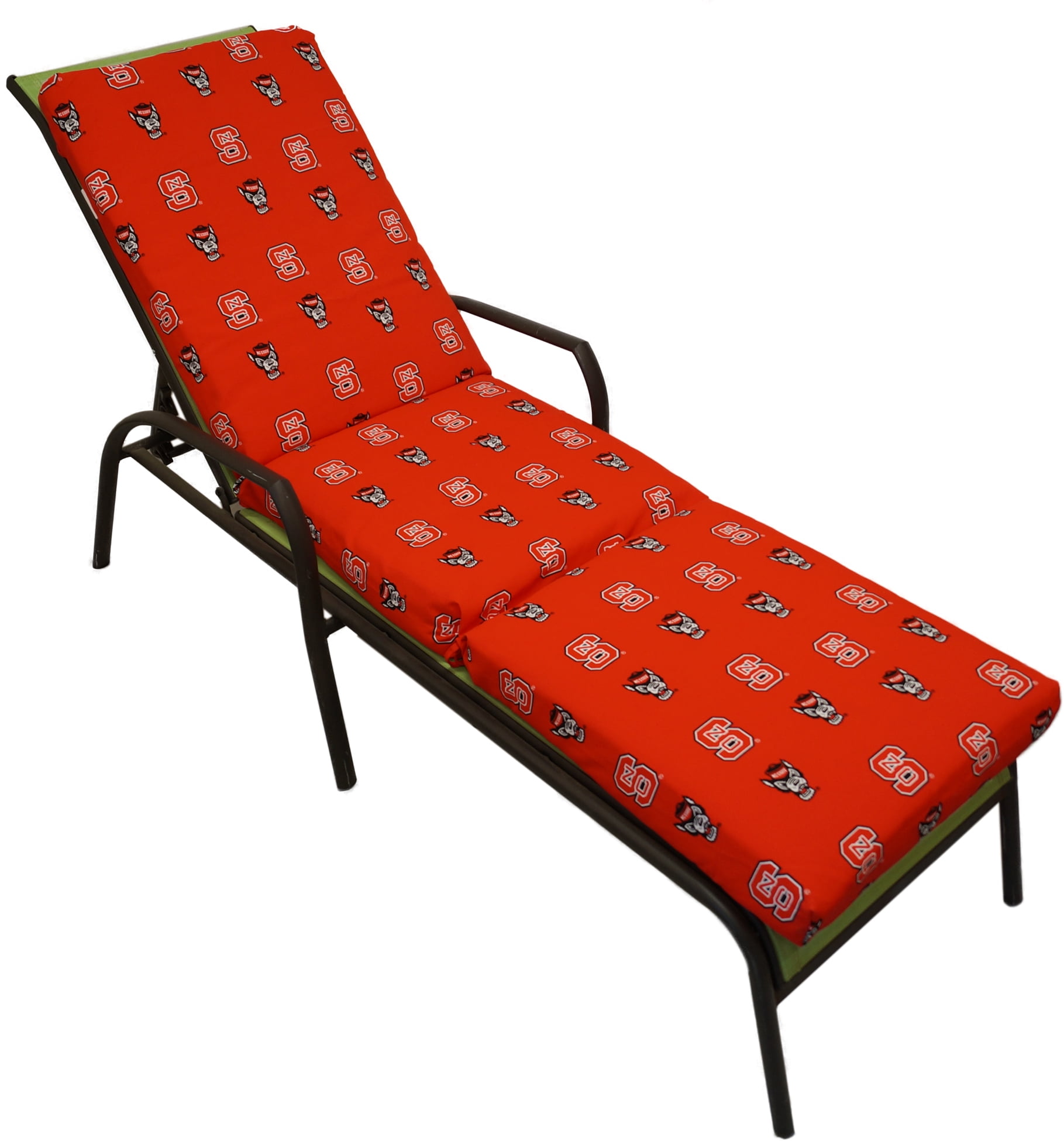 College Covers North Carolina State Wolfpack 3pc Chaise Lounge Cushion