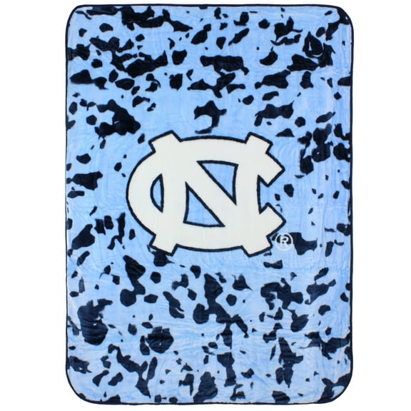 College Covers North Carolina Tar Heels Huge Raschel Throw Blanket, Bedspread, 86" x 63"