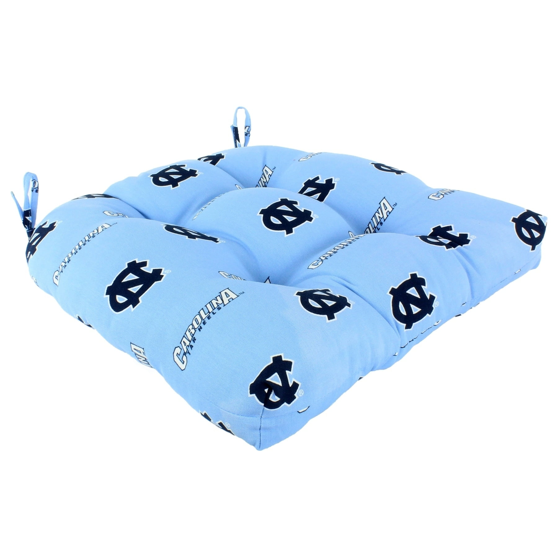 College Covers North Carolina Tar Heels Patio Seat D Cushion 20" x 20", 2 Tie Backs