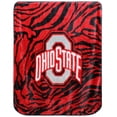 thumbnail image 1 of College Covers Ohio State Buckeyes Soft Raschel Throw Blanket, 60" x 50", 1 of 6