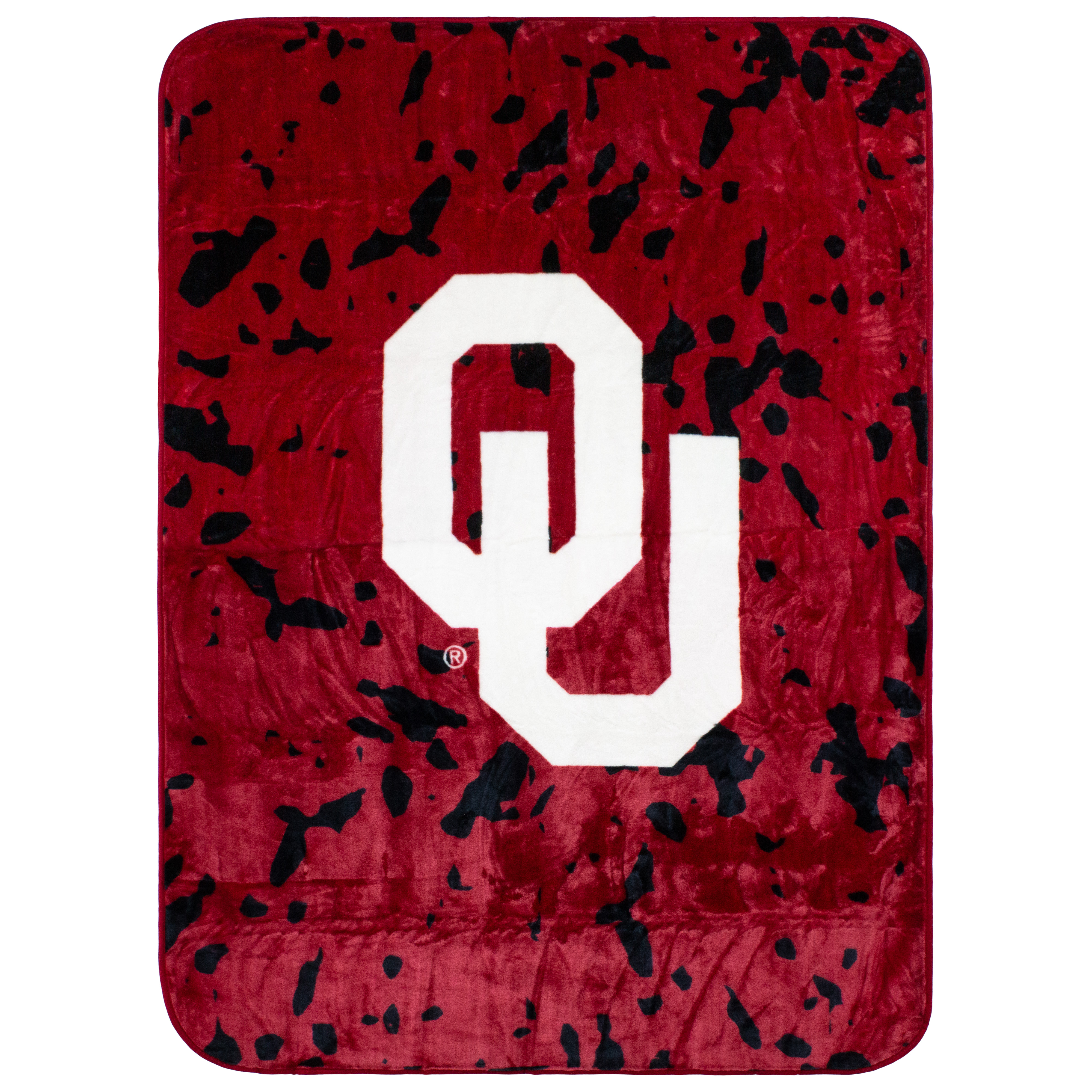 College Covers Oklahoma Sooners Huge Raschel Throw Blanket, Bedspread, 86" x 63" - image 1 of 5