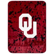 College Covers Oklahoma Sooners Huge Raschel Throw Blanket, Bedspread, 86" x 63"