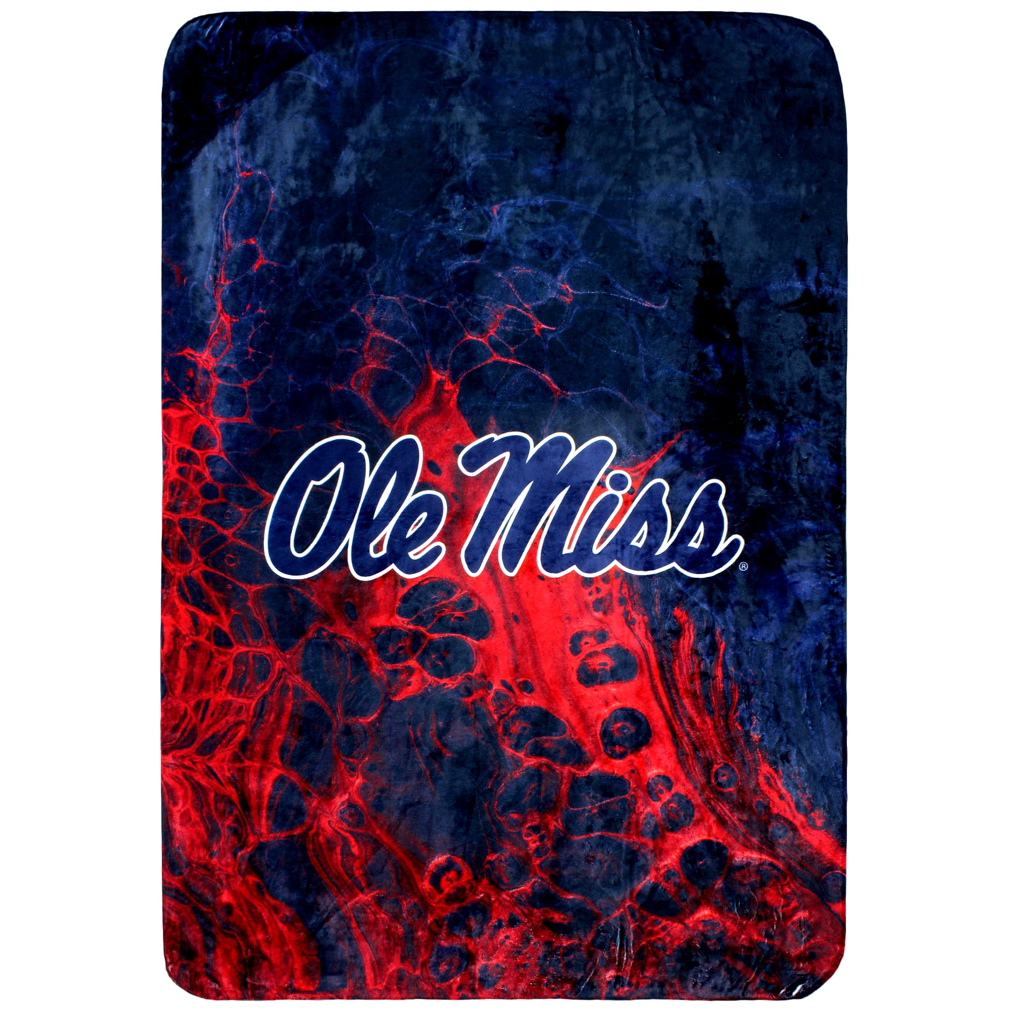 College Covers Ole Miss Rebels Sublimated Soft Throw Blanket, 30" x 40"