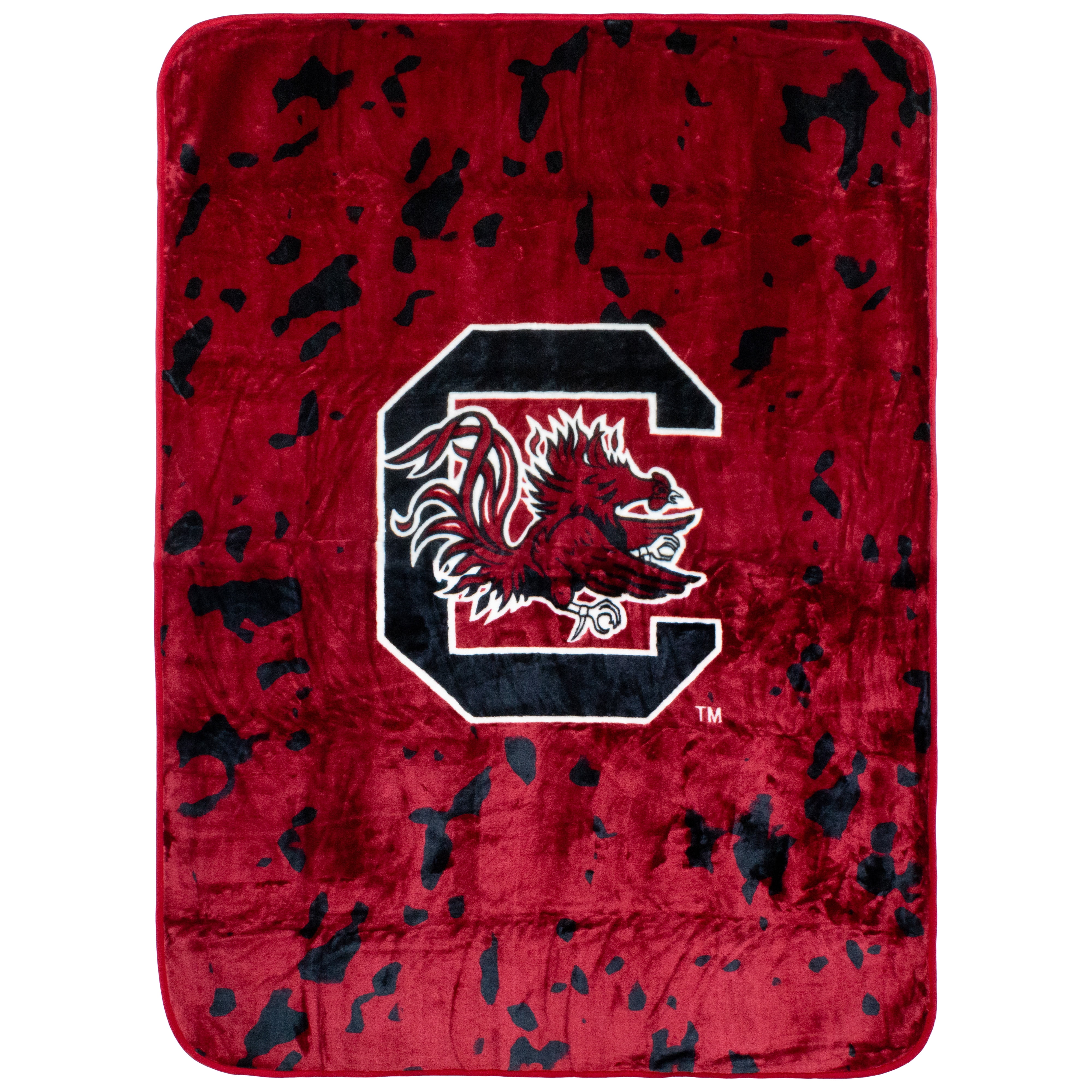 College Covers South Carolina Gamecocks Huge Raschel Throw Blanket, Bedspread, 86" x 63"