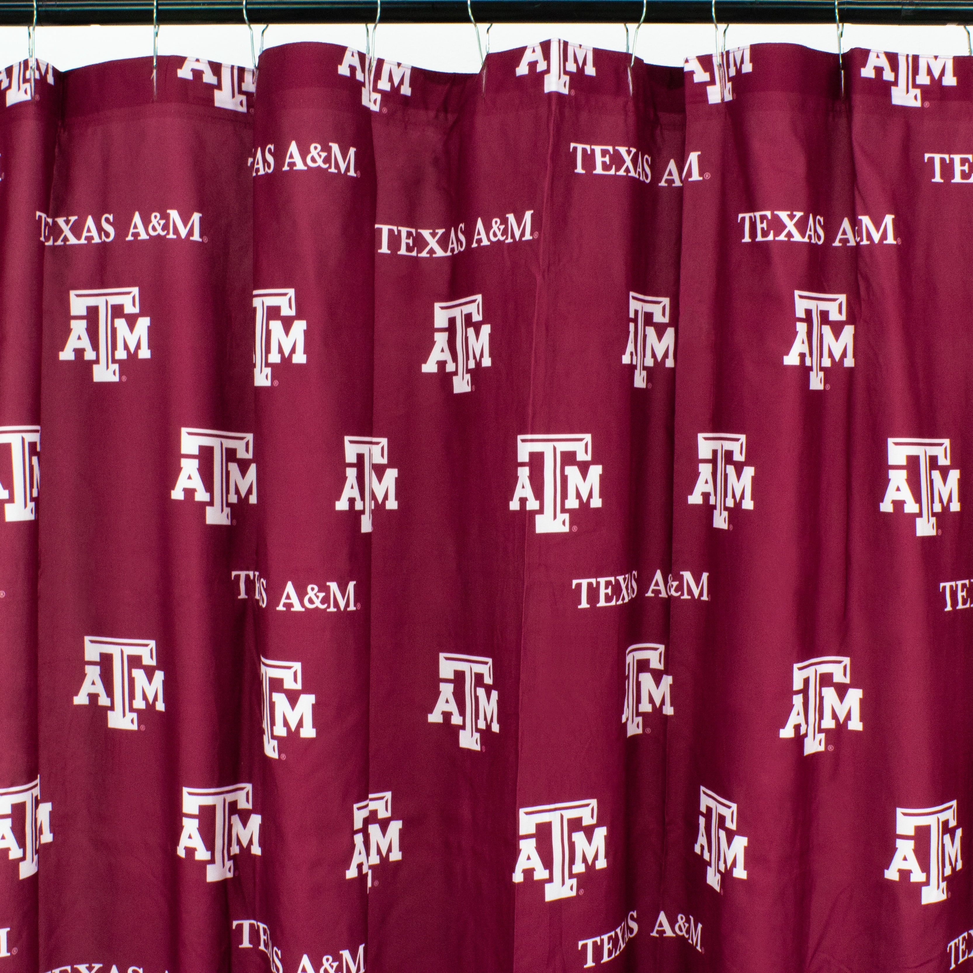 College Covers Texas A&M Aggies Printed Shower Curtain Cover - 70" x 72"