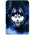 thumbnail image 1 of College Covers UConn Huskies Sublimated Soft Throw Blanket, 30" x 40", 1 of 5