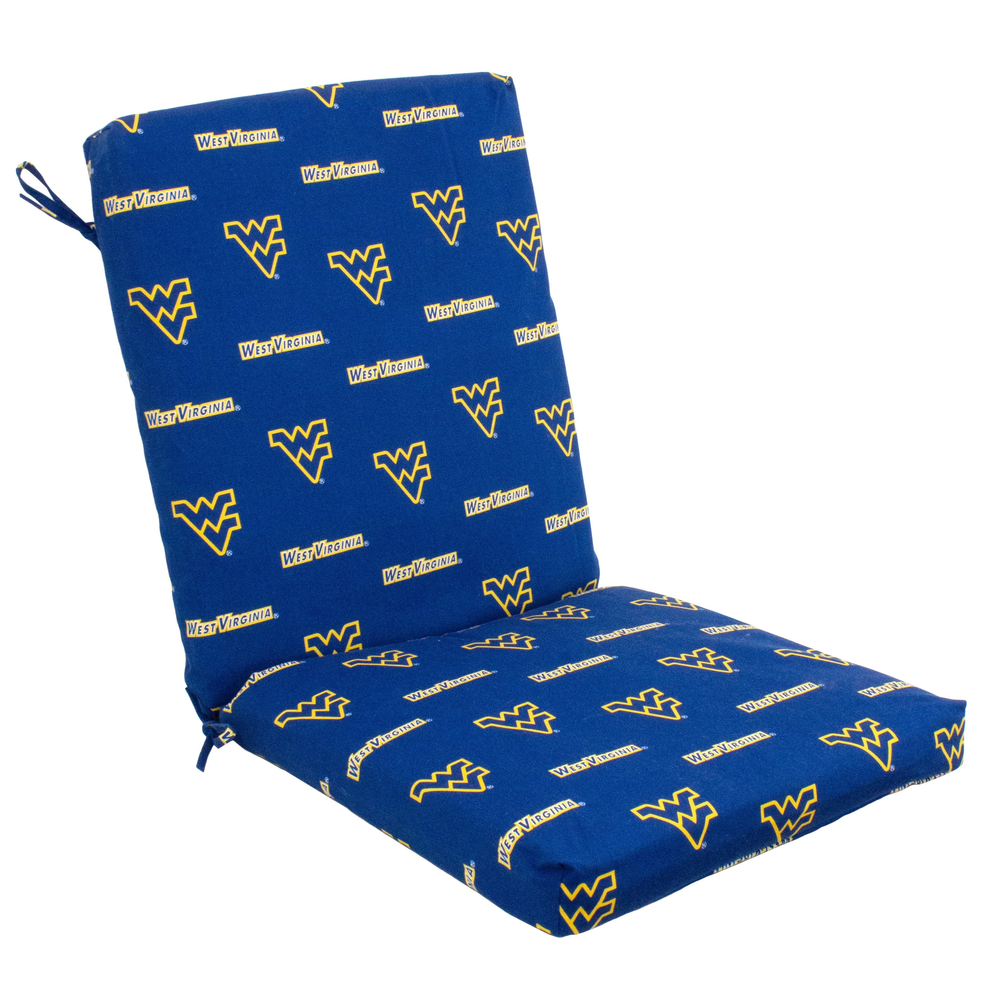College Covers West Virginia Mountaineers 2pc Chair Cushion