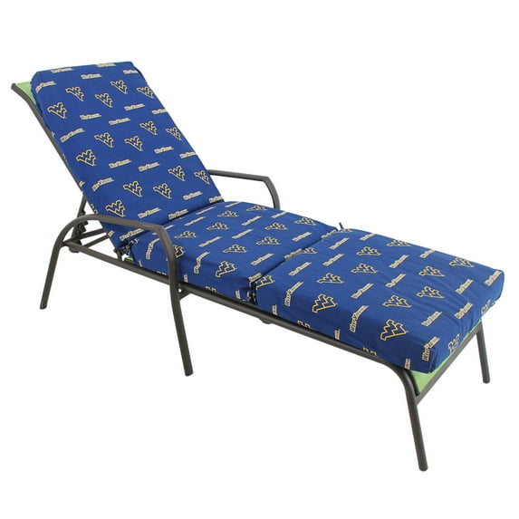 College Covers West Virginia Mountaineers 3pc Chaise Lounge Cushion