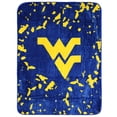 thumbnail image 1 of College Covers West Virginia Mountaineers Huge Raschel Throw Blanket, Bedspread, 86" x 63", 1 of 7