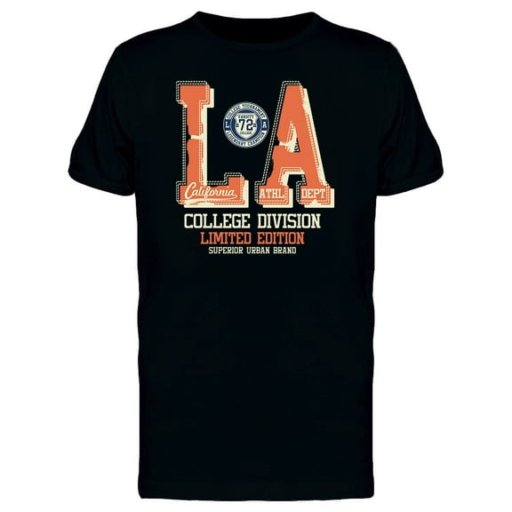 College Division La T-Shirt Men -Image by Shutterstock, Male 3X-Large