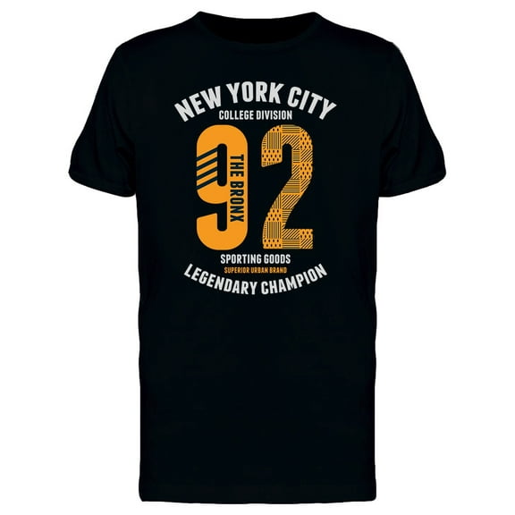 College Division The Bronx 92 T-Shirt Men -Image by Shutterstock, Male 3X-Large