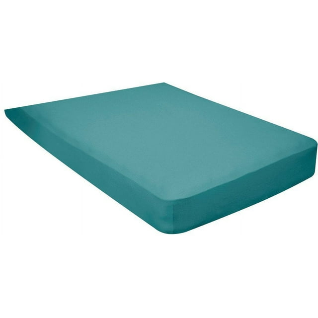 College Dorm 100 Jersey Knit Cotton Pillowcases Turquoise (2 Pack