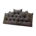 thumbnail image 1 of College Dorm Bed Bolster Pillow Long Rectangular, Headboard Backrest Support Cushion for Sitting in Bed, Soft Daybed Reading Pillow for Comfortable Support, 1 of 5
