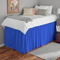 thumbnail image 1 of College Dorm Bedskirt, Ruffled Dorm Bedskirt for Dorm Bed, Twin XL Size, 100% Microfiber, Bedskirt Dorm 50" Drop Extra Soft and Luxury -Royal Blue Solid., 1 of 4