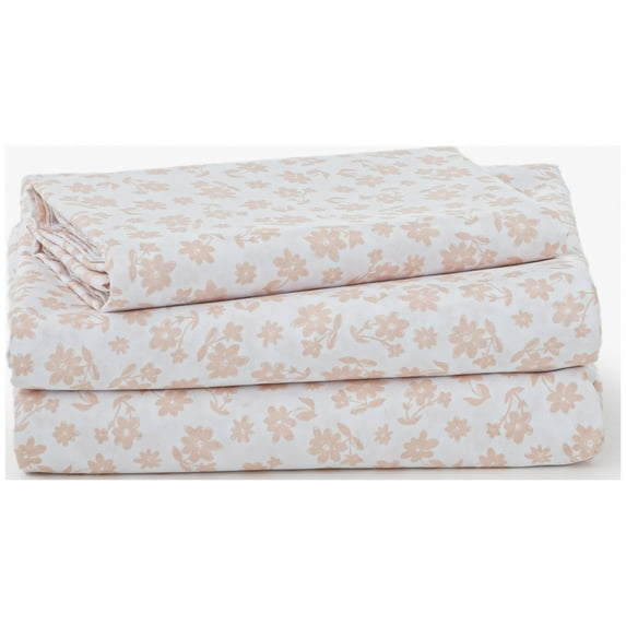 Dawn College Classic 3-Piece Microfiber Bed Sheet Set, Twin XL – Deep Pocket, Mini Pink Floral