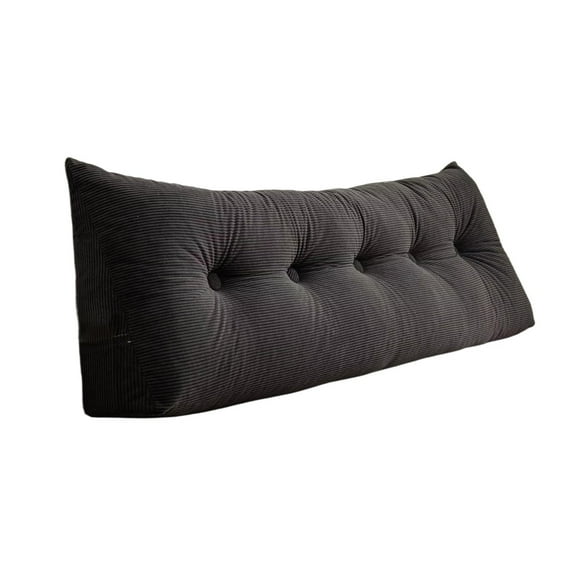 College Dormitory Double Bed Plush Backrest Pillow, 60X40X12Cm Multi-Purpose Reading & Bedside Rest Cushion For Bunk Bed & Sofa Bed