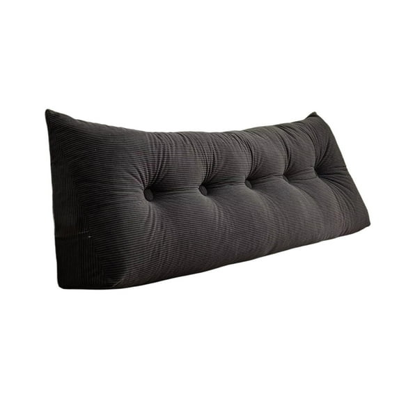 College Dormitory Headboard Pillow, 60X40X12Cm Multi-Purpose Corduroy Back Support Cushion, For Bed Sofa Bunk Bed Reading Resting Comfort