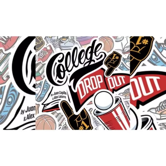 College Dropout By Juan Capilla Gimmick Close Up Magic Tricks Illusions Party Game Magic Props Magician Funny Stage Street Trick