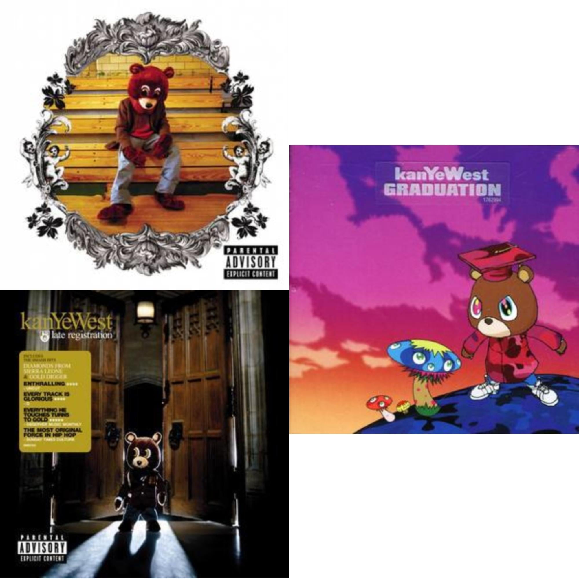 College Dropout & Late Registration & Graduation [CD Bundle] - Walmart.com