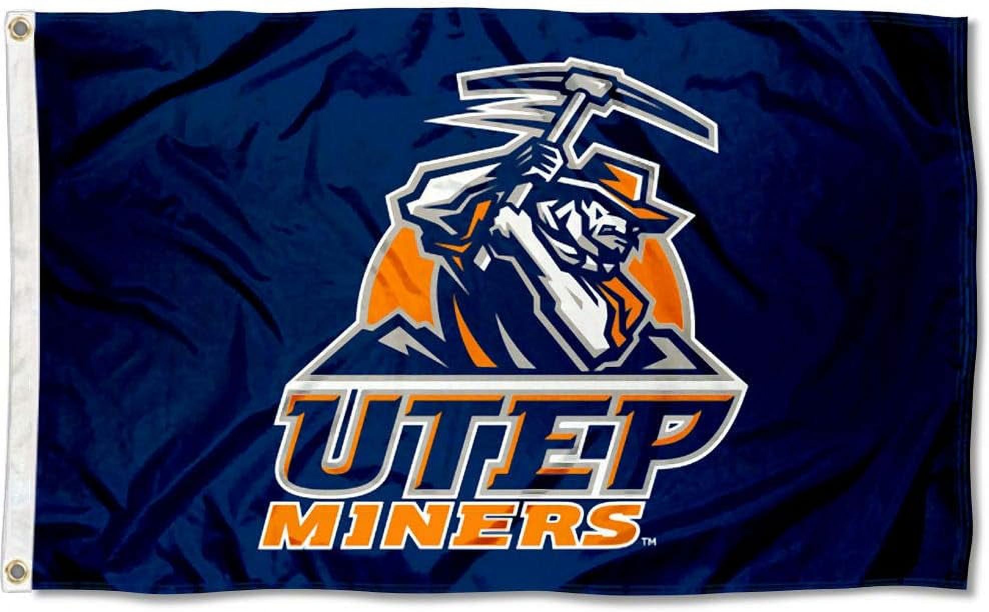 College Flags & Banners Co. Texas El Paso Miners Blue Flag