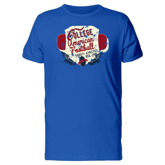 College Football Cleats And Ball T-Shirt Men -Image by Shutterstock, Male Medium