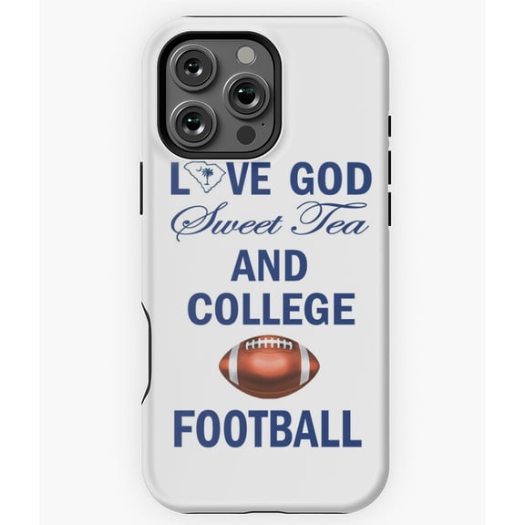 College Football Fan Faves Design Phone Case for iPhone 16 15 14 13 12 11 Pro Max