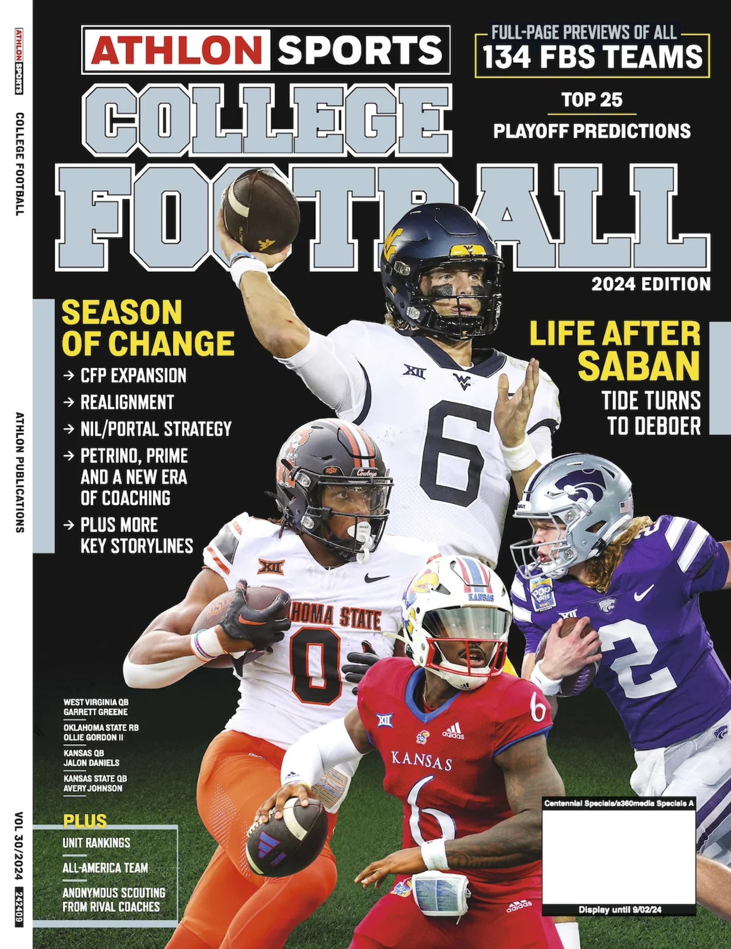 College Football Preview Athlon Sports 134 FBS Teams Previews, Life