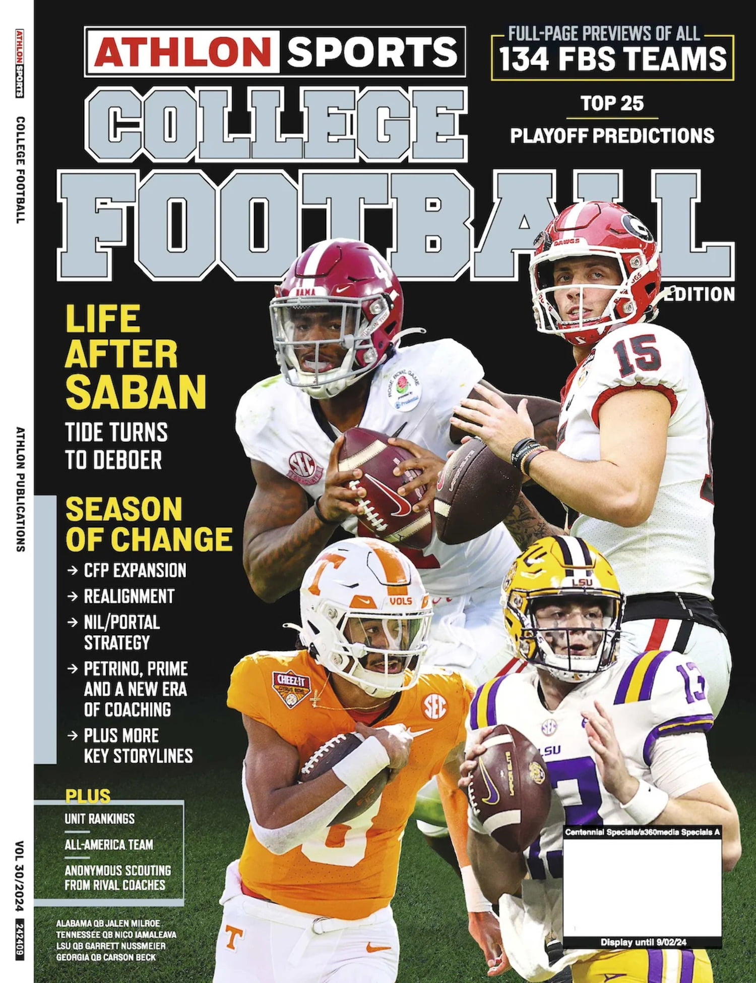 College Football Preview Athlon Sports 134 FBS Teams Previews, Life