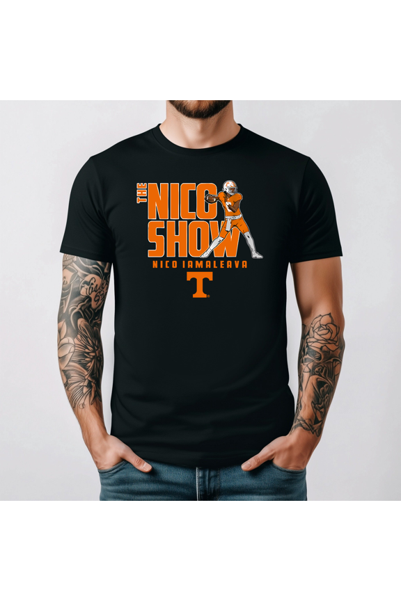 College Football Star Player Graphic Crewneck T-shirt Pullover Top,for unisex up to 5XL