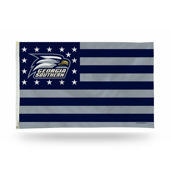 College Georgia Southern 3' x 5' Stars & Stripes Banner Flag - Indoor or Outdoor Dcor Made By Rico Industries