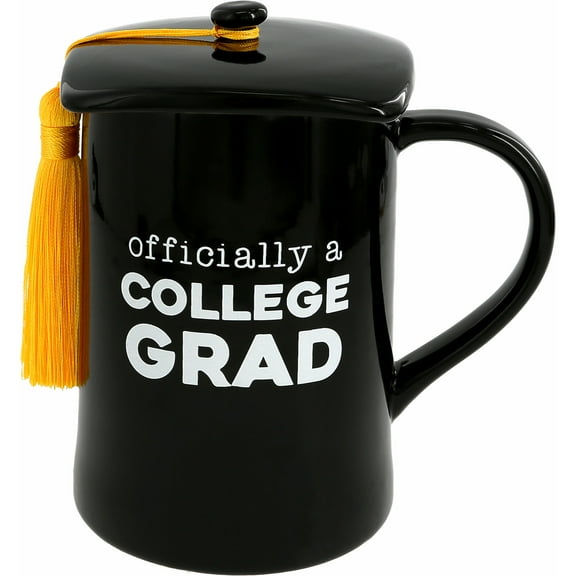 Pavilion Gift Company - College Grad - 17 oz Mug with Lid