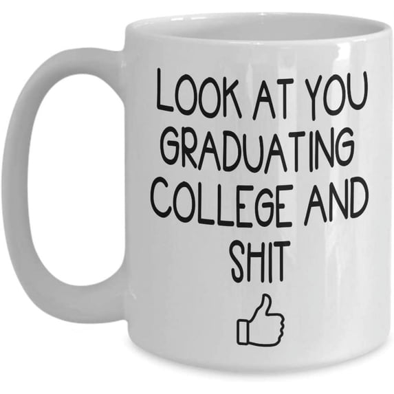 College Graduation Coffee Mug Gifts Idea for men and women Him Her, College Graduates Student, Collegiate Tea Cup Mother's day F