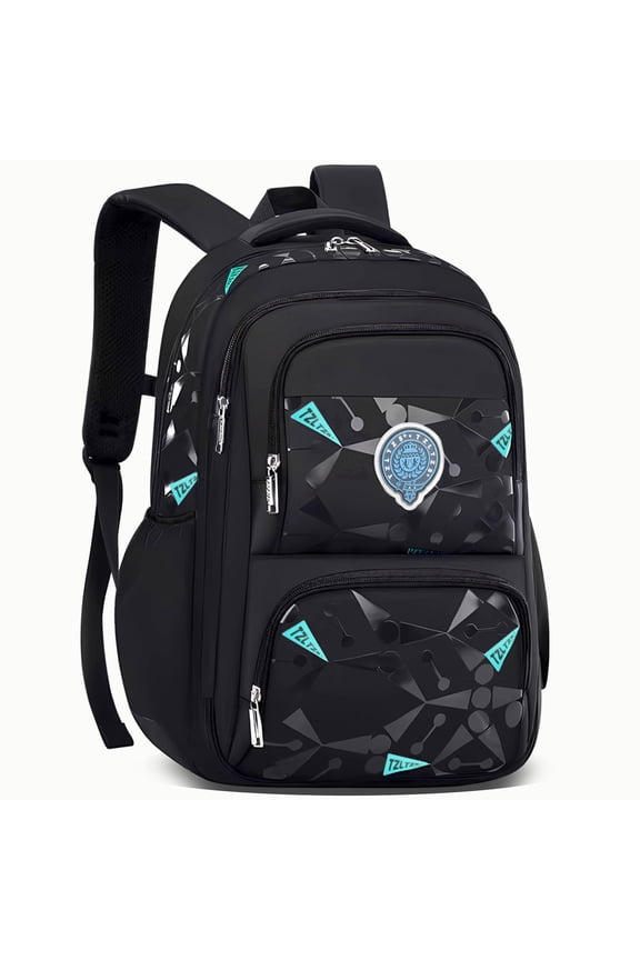 Large Capacity School Backpack, 180Degree Open Wide Bookbag, Lightweight Casual Teens 15.6inch Laptop Backpack for Middle High School Studsent
