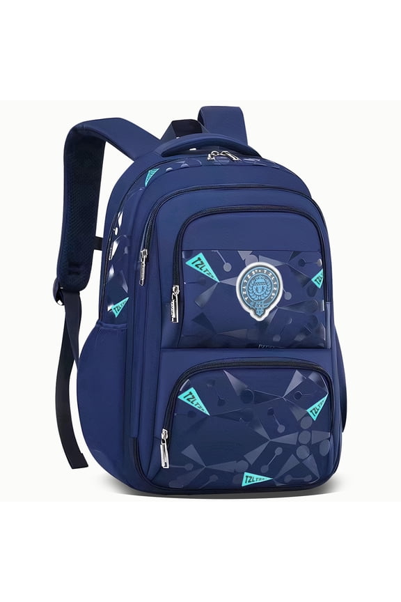Large Capacity School Backpack, 180Degree Open Wide Bookbag, Lightweight Casual Teens 15.6inch Laptop Backpack for Middle High School Studsent