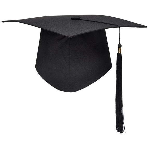 College High School Graduation Cap with Tassel Unisex Adult 4 Colors T1U9