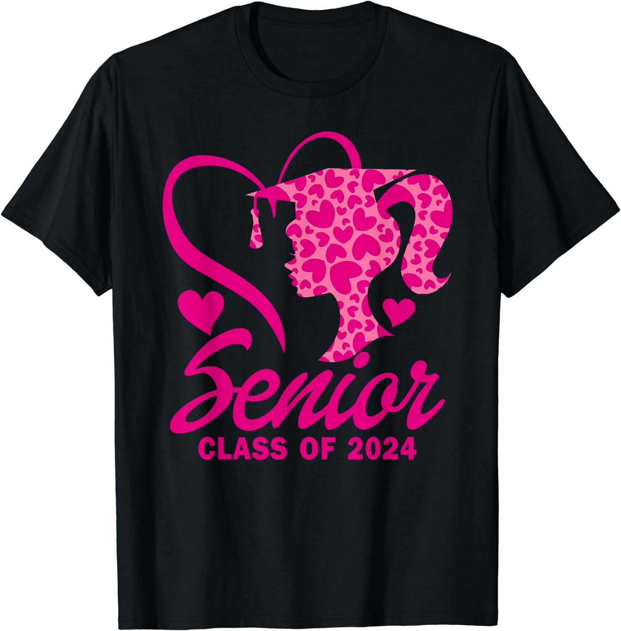 College High School Senior Class Of 2024 Funny T-Shirt Black 4X-Large ...