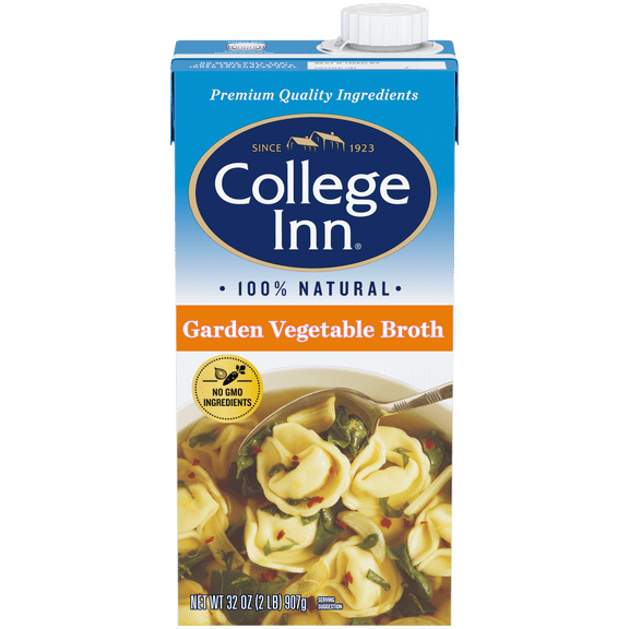 College Inn 100% Natural Garden Vegetable Broth, 32 oz Carton