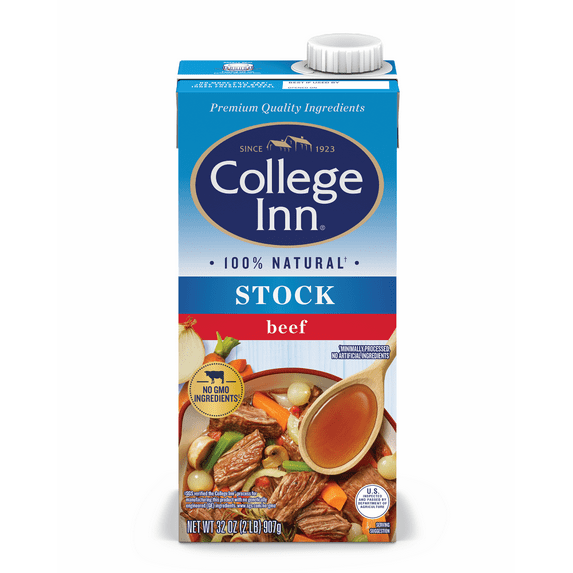 College Inn Beef Stock, 32 oz Resealable Carton