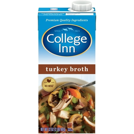 College Inn Turkey Broth, 32 oz Resealable Carton