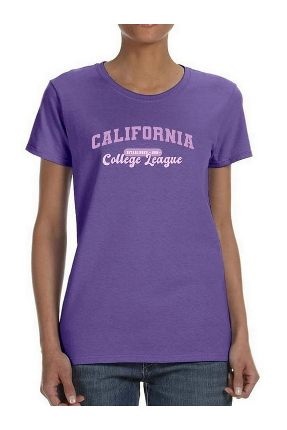 College League California T-Shirt Women -Image by Shutterstock, Female Medium