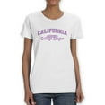 thumbnail image 1 of College League California T-Shirt Women -Image by Shutterstock, Female x-Large, 1 of 4