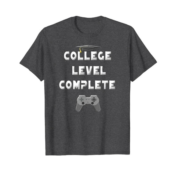 College Level Complete Funny Video Gamer Graduation T-Shirt Game Gamer Gaming Shirt Cute