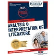 thumbnail image 1 of College Level Examination Program Analysis &amp; Interpretation of Literature (Clep-4): Passbooks Study Guide Volume 4, (Paperback), 1 of 1