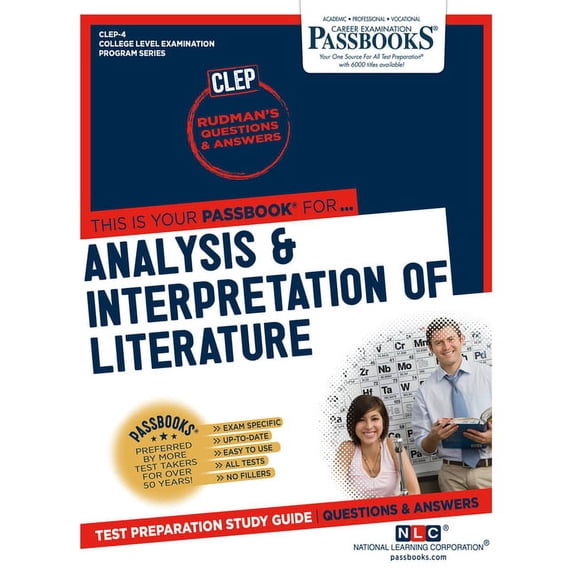 College Level Examination Program Analysis & Interpretation of Literature (Clep-4): Passbooks Study Guide Volume 4, (Paperback)