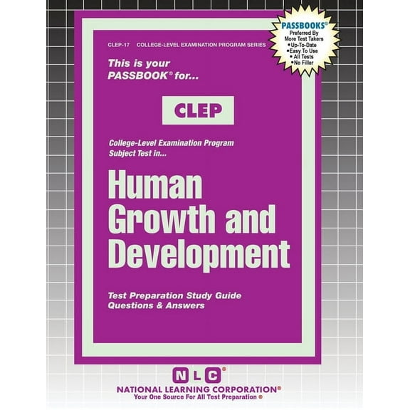 College Level Examination Program Human Growth and Development, Book 17, (Paperback)