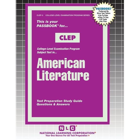 College-Level Examination Program Series American Literature, Book 3, (Paperback)