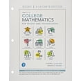 thumbnail image 1 of Pre-Owned College Mathematics for Trades and Technologies Paperback, 1 of 1
