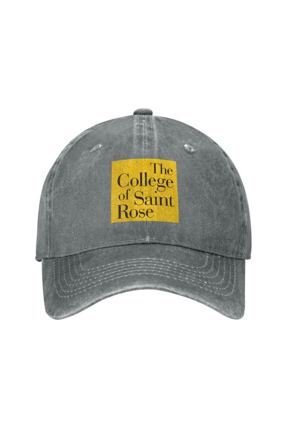 College Of Saint Rose Hat Adult Adjustable Classic Washed Casquette Cap Hat Baseball Cap
