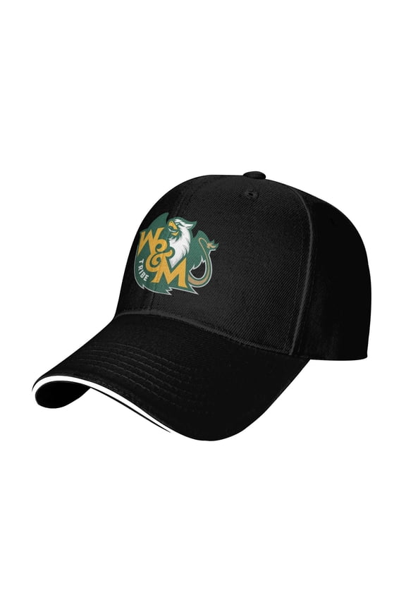 College Of William And Mary Logo Sandwich Cap Unisex Classic Baseball Capunisex Adjustable Casquette Dad Hat