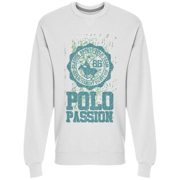College Polo Passion Sweatshirt Men -Image by Shutterstock, Male XX-Large